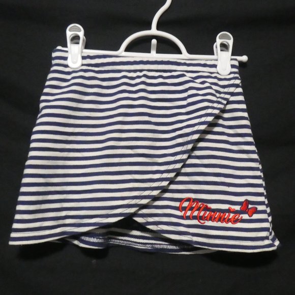 DISNEY | Size 6 | Striped Blue and White Skorts | NWOT - Picture 1 of 9